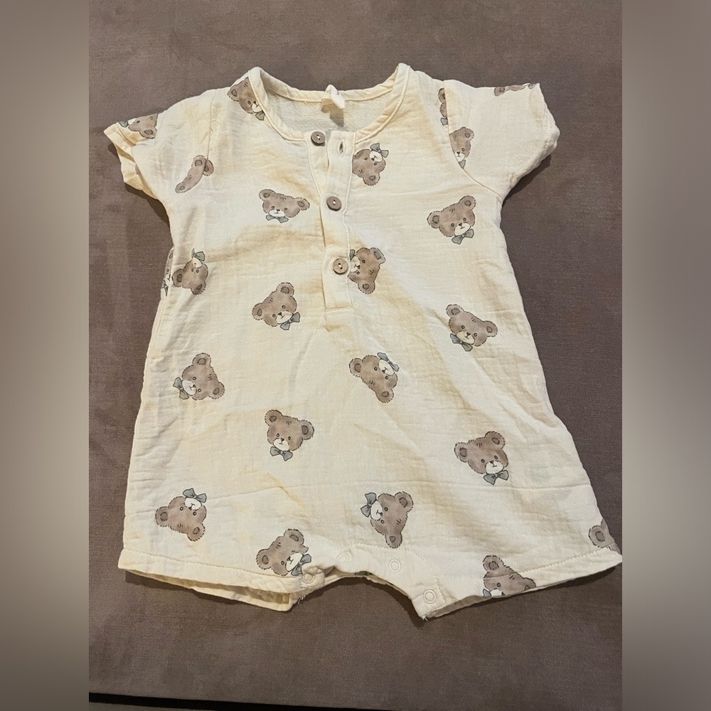 Quincy Mae Organic Cotton Baby Romper Unisex